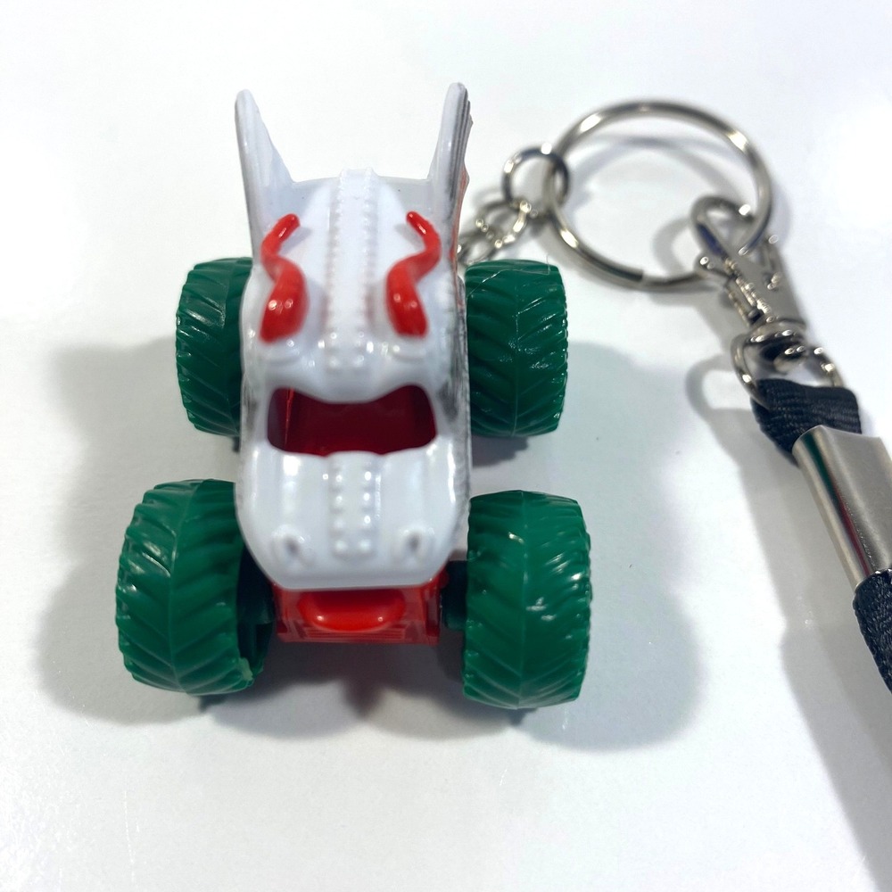 Monster Jam Mini Dragon Christmas Truck Spin Master Custom Keychain - Lanyard